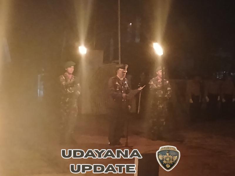 Kodim 1624/Flotim dan Forkopimda Gelar Apel Kehormatan dan Renungan Suci HUT RI ke-80