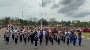 Dandim 1614/Dompu Pimpin Kehadiran TNI pada Upacara HUT ke-80 RI di Dompu