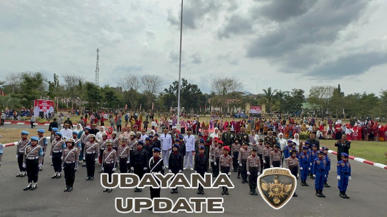 Dandim 1614/Dompu Pimpin Kehadiran TNI pada Upacara HUT ke-80 RI di Dompu