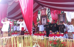 Dandim 1611/Badung Hadiri Upacara Pengibaran Bendera Merah Putih HUT RI Ke-80