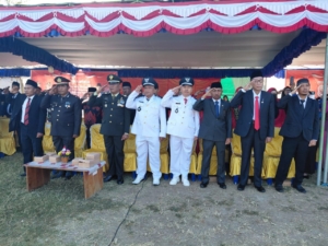 Upacara Bendera Peringatan HUT RI Ke-80 di Kecamatan Jereweh Berlangsung Khidmat