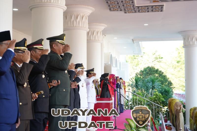 Dandim 1628/Sumbawa Barat Hadiri Upacara Peringatan HUT ke-80 Kemerdekaan Republik Indonesia