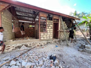 Progres 70 Persen, Renovasi RTLH Sasaran Tiga TMMD ke-125 di Desa Kiraman Terus Dikebut