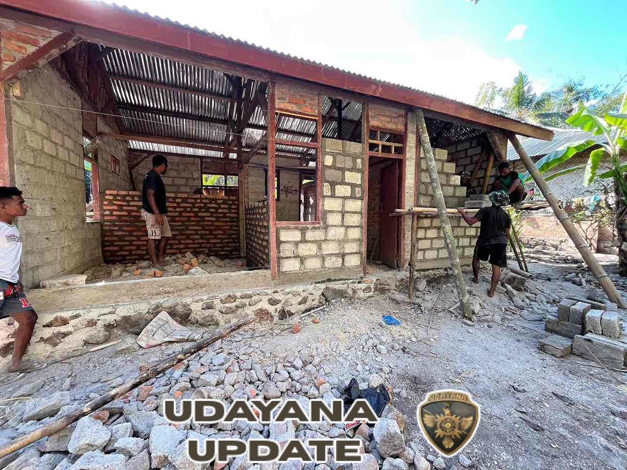 Progres 70 Persen, Renovasi RTLH Sasaran Tiga TMMD ke-125 di Desa Kiraman Terus Dikebut