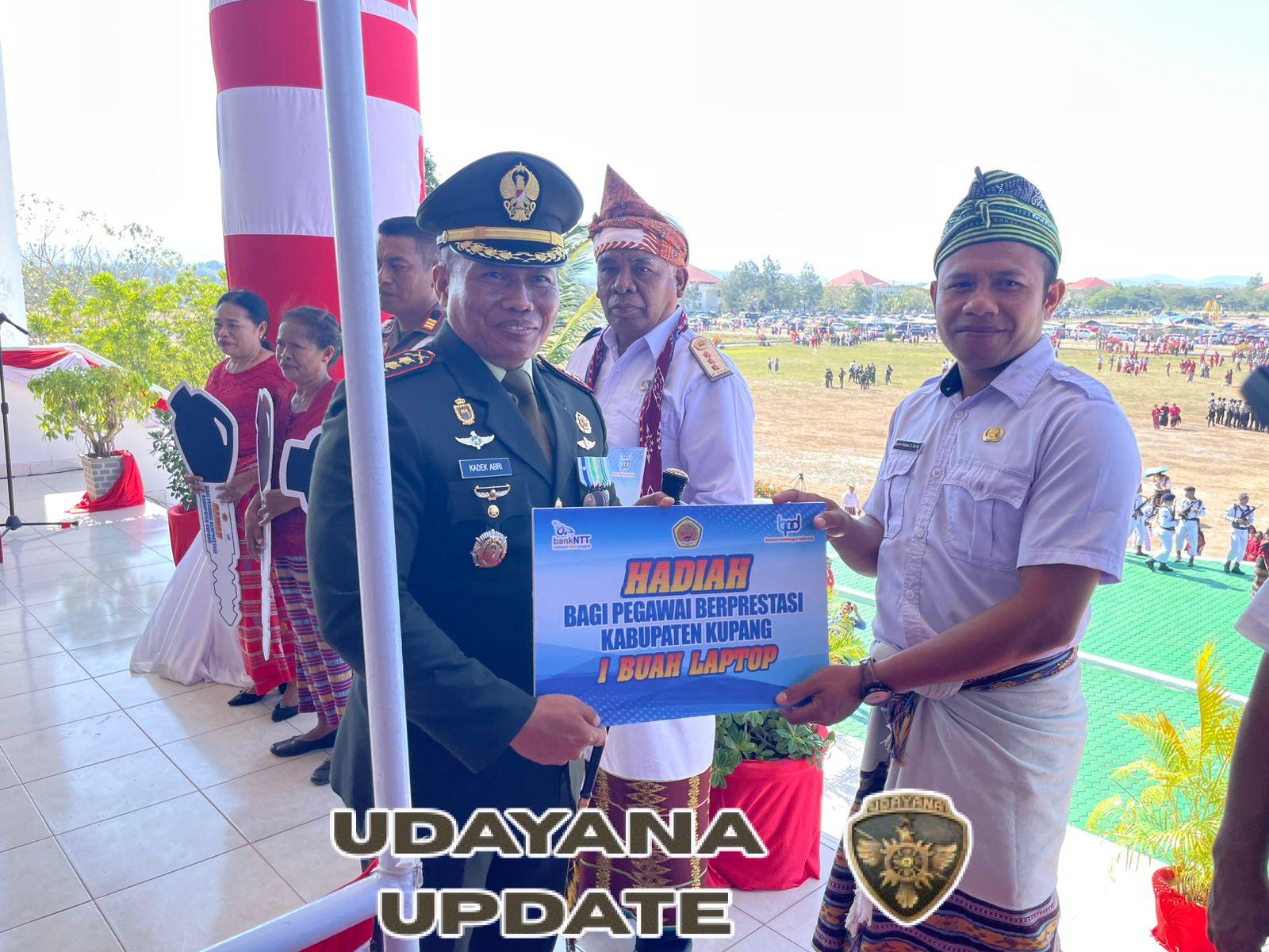 Dandim 1604 Kupang Hadiri Upacara Proklamasi HUT RI Ke-80