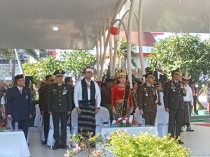 Pasi Intel Kodim Kupang Hadiri Upacara Proklamasi Ke-80