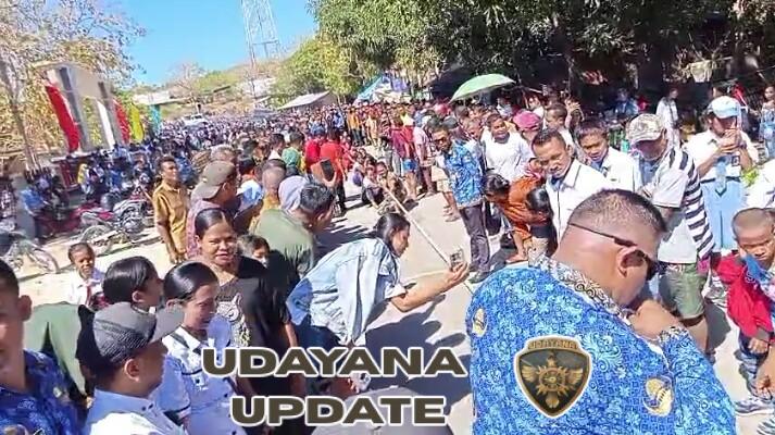 Babinsa Sabu Timur Jadi Juri Final Tarik Tambang