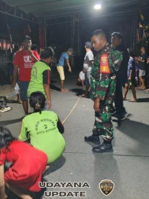 Babinsa dan Babinkamtibmas Meriahkan Lomba Anak Kelurahan Merdeka