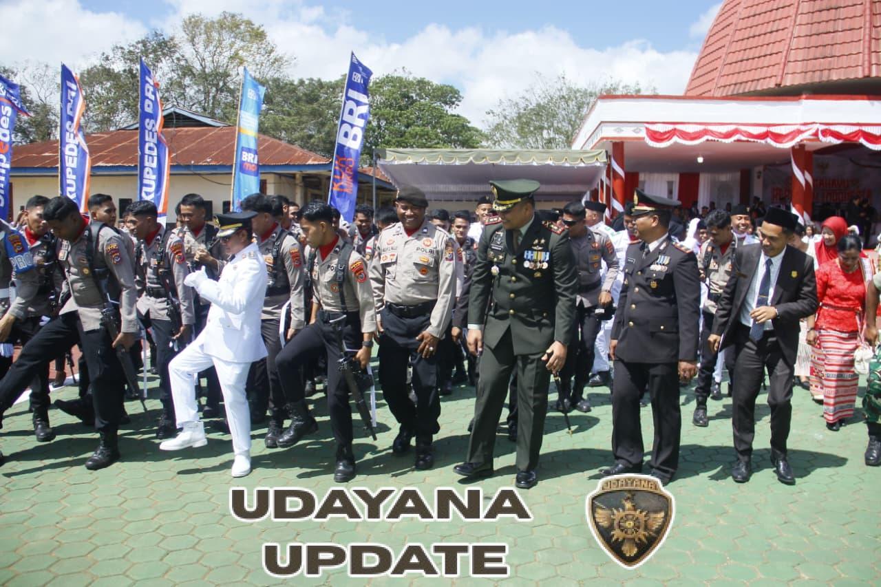 Dandim dan Ketua Persit Ikut Goyang Jai Bersama Masyarakat di HUT RI ke-80