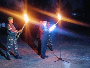 Kodim 1616/Gianyar Gelar Apel Kehormatan dan Renungan Suci di TMP Kreta Kirtya Mandala