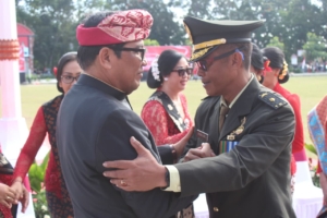 Upacara Sakral Proklamasi RI ke-80, Kasdim Tabanan Bersama Forkopimda Tunjukkan Kebersamaan dan Nasionalisme