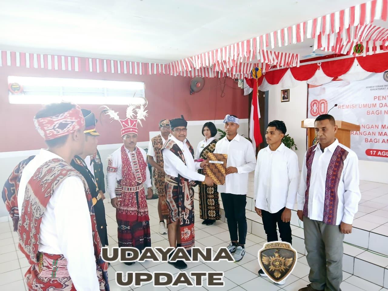 Dandim 1601/Sumba Timur Hadiri Upacara Penyerahan Remisi di Lapas Kelas II A Waingapu