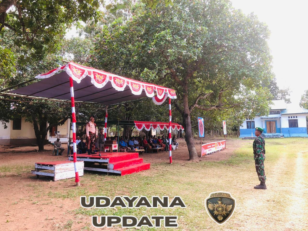 Babinsa Koramil 06/Karera Hadiri Upacara HUT RI ke-80 di Kecamatan Ngadungala