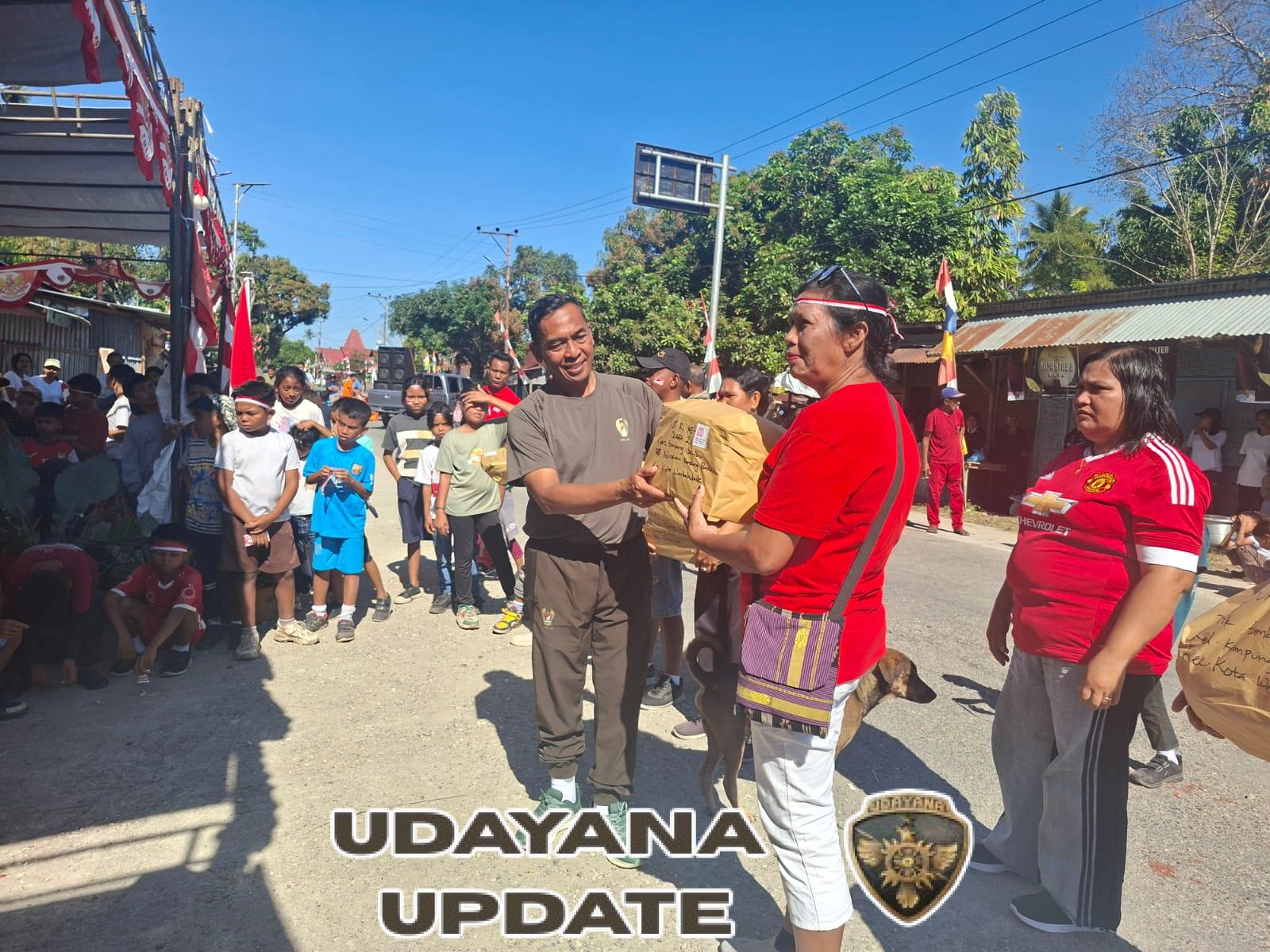 Kodim 1613/Sumba Barat Ikuti Jalan Sehat Keluarga HUT ke-80 RI