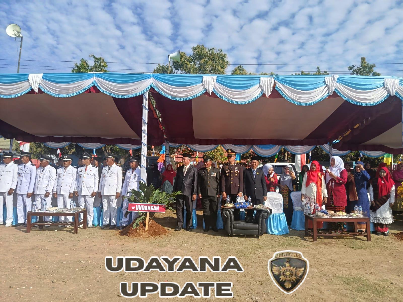 Semarak HUT RI Ke-80, Upacara Pengibaran Bendera Merah Putih Digelar di Kecamatan Madapangga