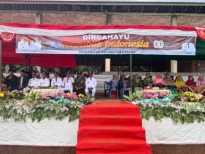 Wadanramil Monta Pimpin Upacara HUT Kemerdekaan RI ke-80 di Desa Sondo