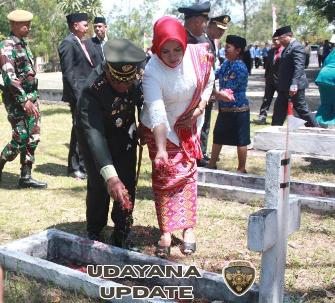 Forkopimda TTU Bersatu dalam Ziarah Rombongan HUT RI ke-80 di TMP Cendana Loka