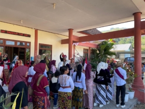 Koramil 1628-02/Sekongkang Gelar Lomba Pawai Budaya Meriahkan HUT ke-80 RI.