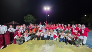 Kodim 1628/Sumbawa Barat Gelar Lomba Joget Meriahkan HUT ke-80 RI.