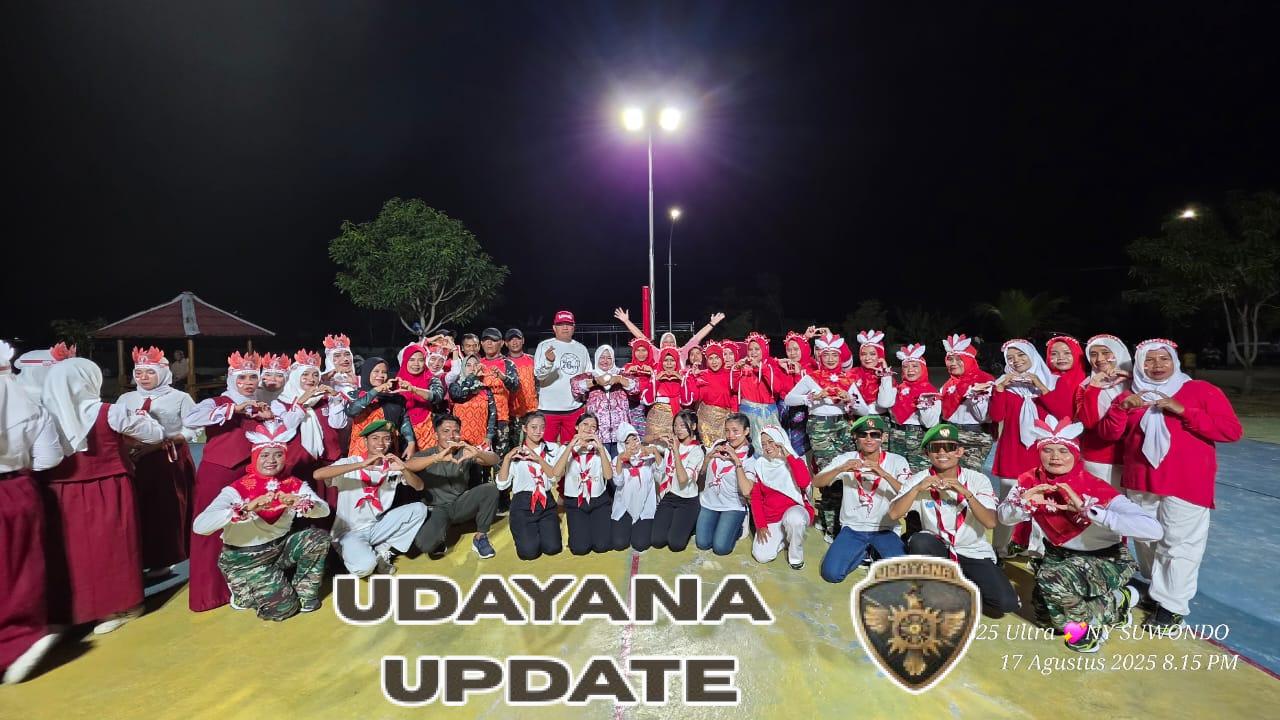 Kodim 1628/Sumbawa Barat Gelar Lomba Joget Meriahkan HUT ke-80 RI.