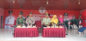 Serka Khaeril Wakili Danramil Hadiri Pawai Budaya HUT RI ke-80 di Seteluk