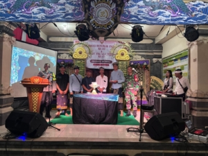 Perayaan HUT RI dan HUT ST di Desa Pejeng Kangin Berjalan Tertib dan Aman dengan Kehadiran Babinsa