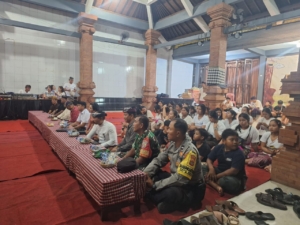 Soliditas TNI-Polri, Babinsa Bersama Bhabinkamtibmas Hadiri Perayaan HUT ST Abdi Karya di Belega