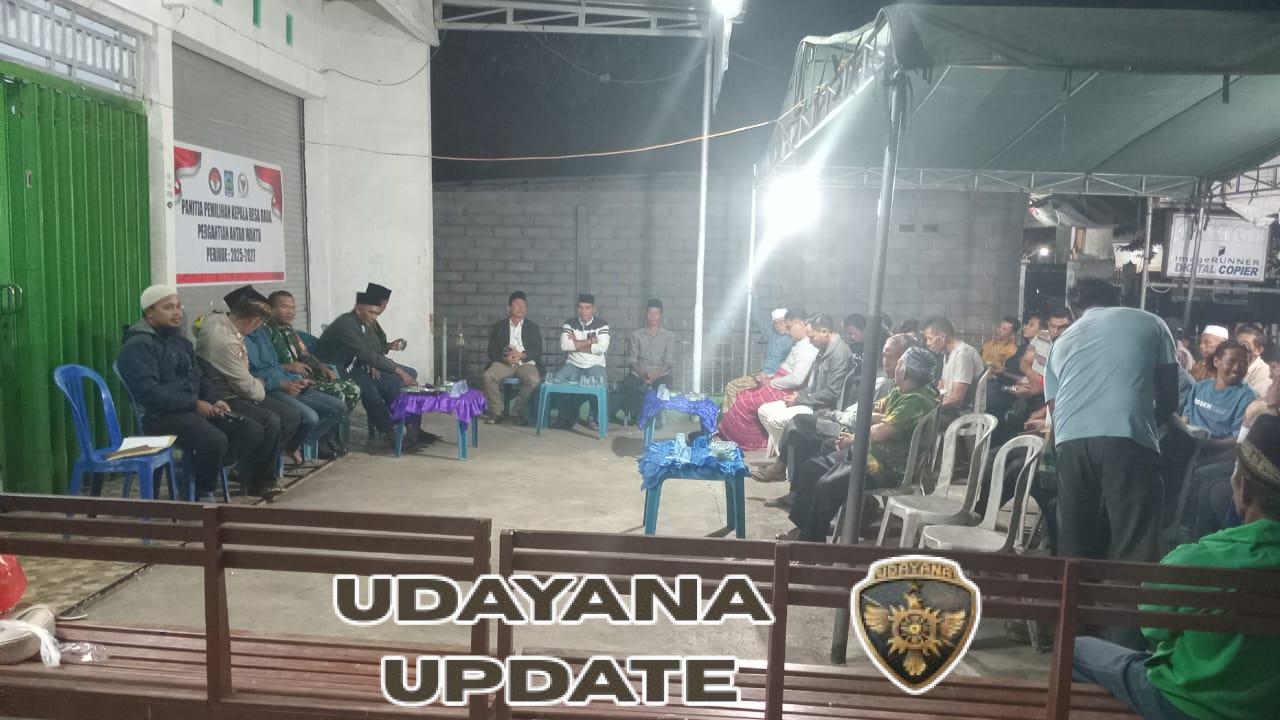 Babinsa Koramil 1614-01 Dompu Hadiri Musdus Pemilihan Kades Bara Antar Waktu