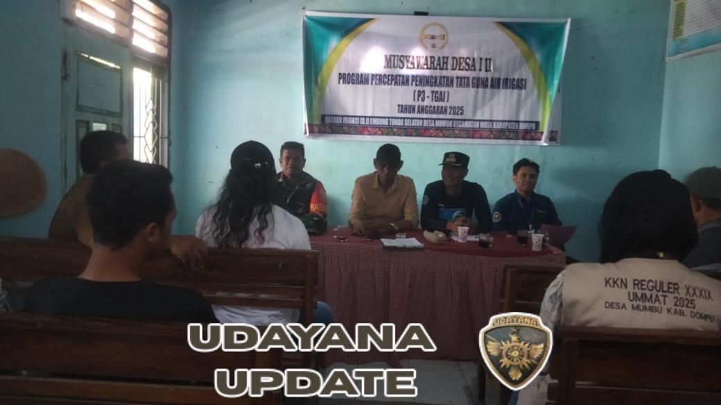 Babinsa Dompu Kolaborasi dengan P3-TGAI, Dukung Peningkatan Irigasi di Desa Mumbu