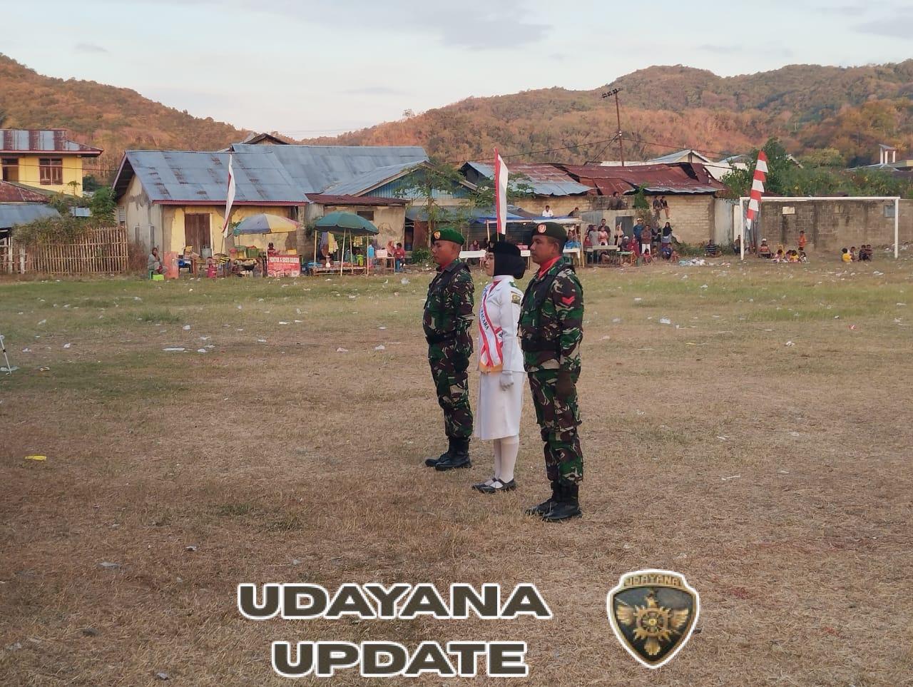 Khidmat dan Meriah, Warga Reok Bersatu dalam Upacara Penurunan Bendera HUT RI ke-80