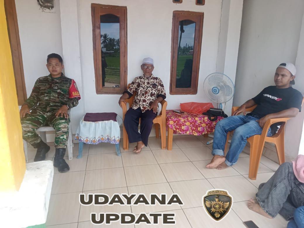 Tingkatkan Keamanan dan Kepercayaan Publik, Babinsa Lakukan Monitoring di Ende