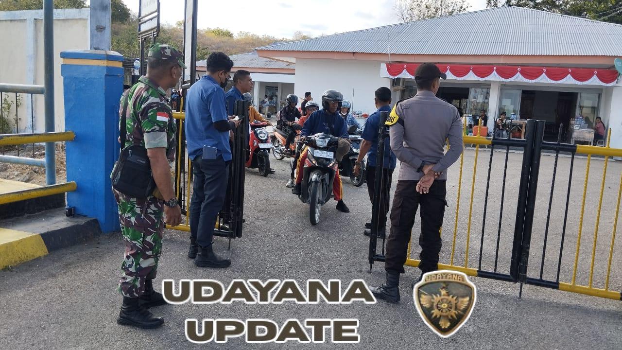 Rutin Babinsa Koramil Pantai Baru PAM pelabuhan Demi Kenyamanan Penumpang