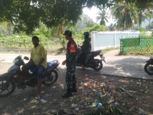 Babinsa Nualise Aktif Dengarkan Keluhan Warga Demi Solusi Bersama