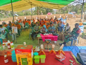 Babinsa dan Kepala Desa Dorong Masyarakat Terapkan Teknik Pertanian Modern Lewat FFD