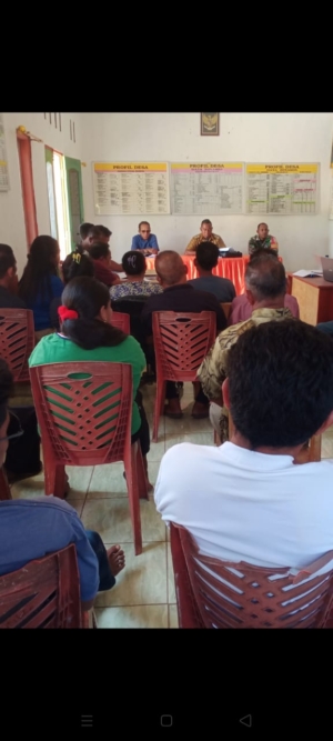 Babinsa Hadiri Rembuk Stunting Perencanaan RKPdes 2026 di Desa Binaan