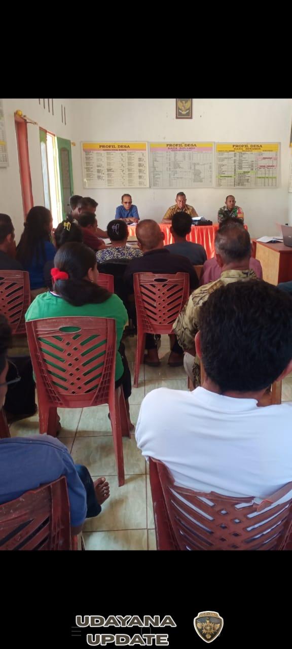Babinsa Hadiri Rembuk Stunting Perencanaan RKPdes 2026 di Desa Binaan