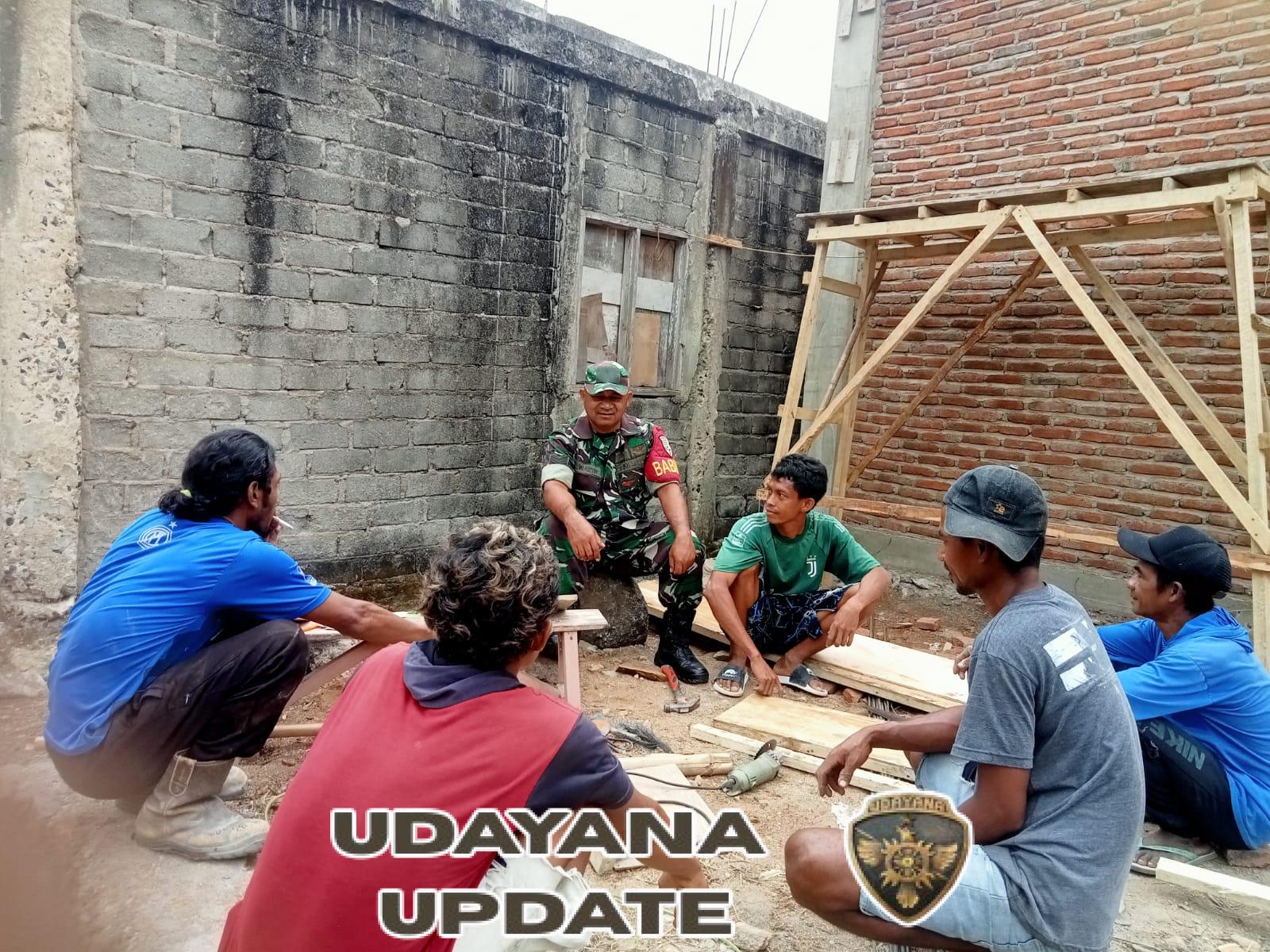 Komsos Babinsa Koramil 1608-06/Wawo Wujudkan Lingkungan Aman dan Nyaman