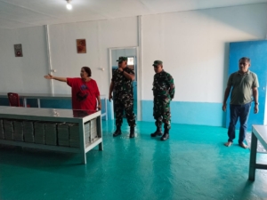 Dandim 1603/Sikka Laksanakan Monitoring dan Peninjauan Calon Dapur Program Makan Bergizi Gratis