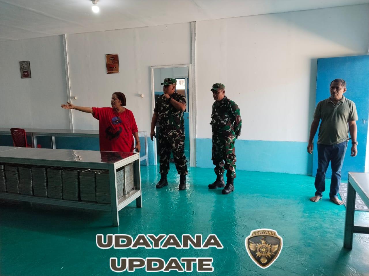 Dandim 1603/Sikka Laksanakan Monitoring dan Peninjauan Calon Dapur Program Makan Bergizi Gratis