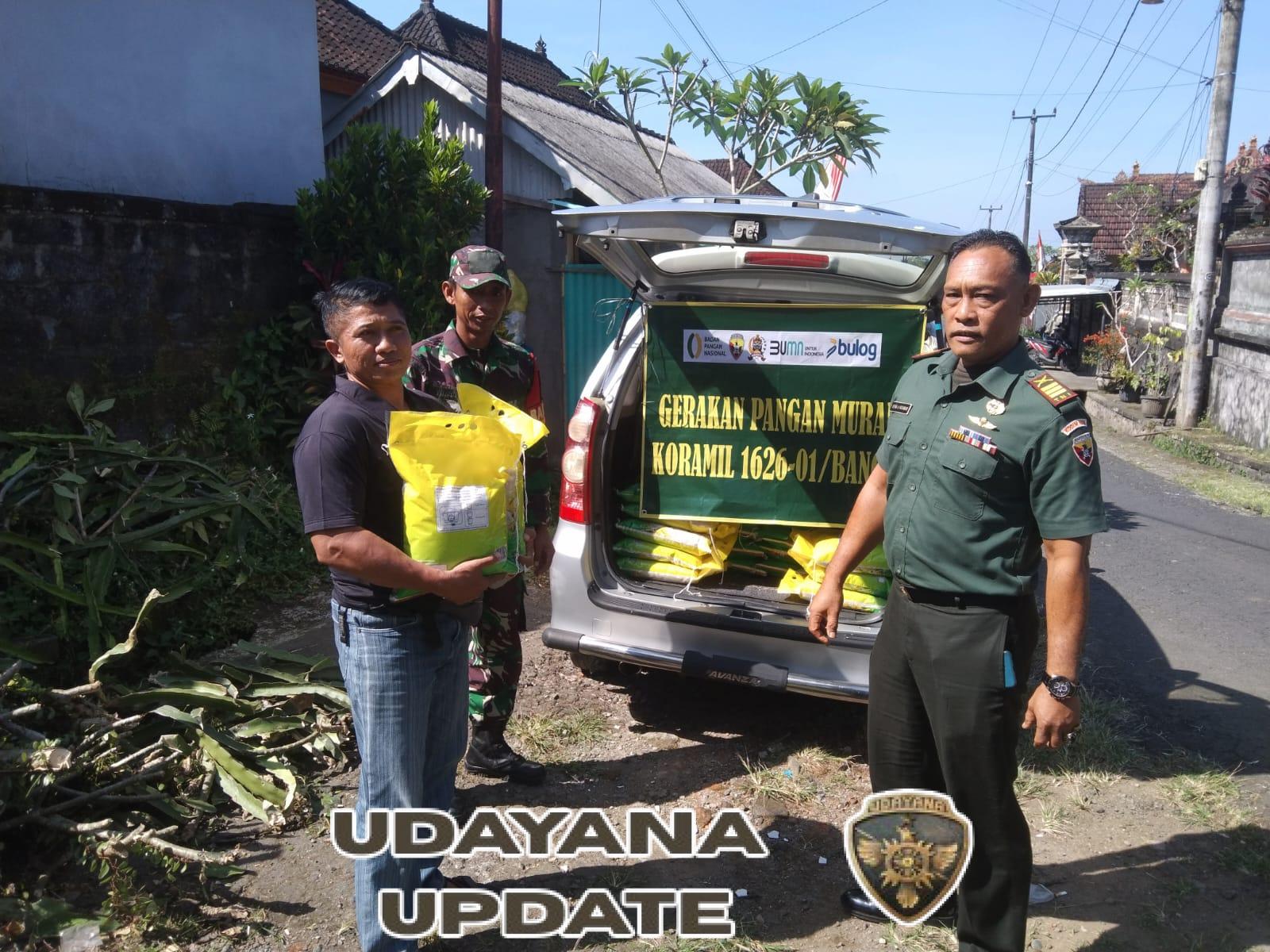 Koramil 1626-01/Bangli Gelar Gerakan Pangan Murah, Wujud Nyata Hadir di Tengah Masyarakat