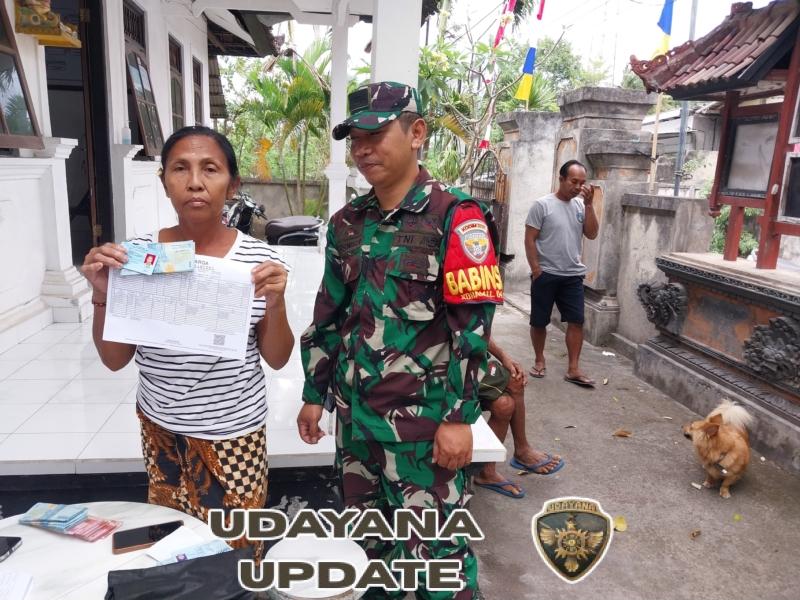 Aparat Kewilayahan Di Desa Lembongan Lakukan Pendampingan Penyaluran BLT DD