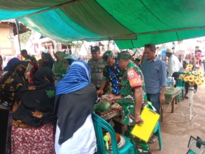 Koramil Wawo Aktif Dukung Lomba Penataan Lingkungan Desa Raba