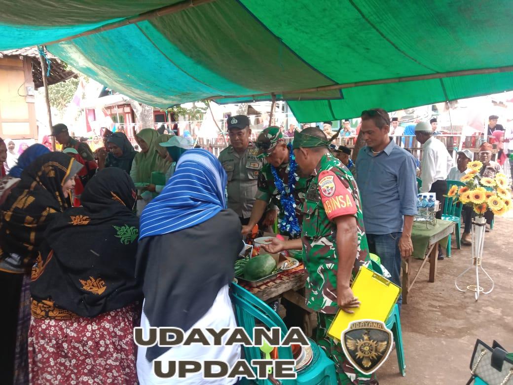 Koramil Wawo Aktif Dukung Lomba Penataan Lingkungan Desa Raba