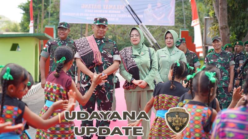 Sorak Sorai Prajurit Kodim 1618/TTU Iringi Kehadiran Danrem 161/Wira Sakti