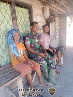 Komsos Dengan Warga Binaan Babinsa Jalin Keakraban Untuk Mendukung Tugas di Lapangan