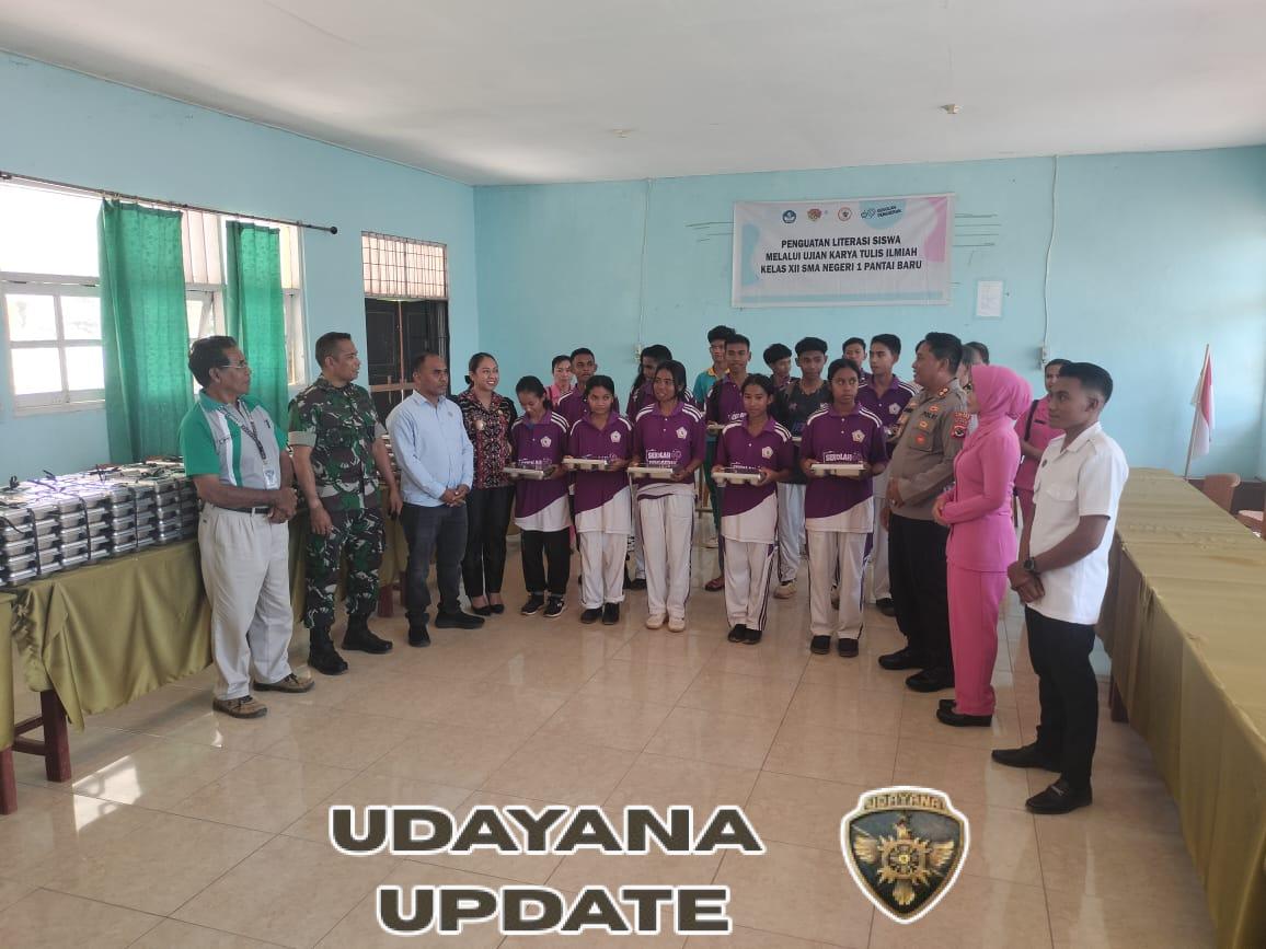 Wakili Dandim Pasiter Kodim 1627/Rote Ndao Hadiri Launching Program Makan Bergizi Gratis