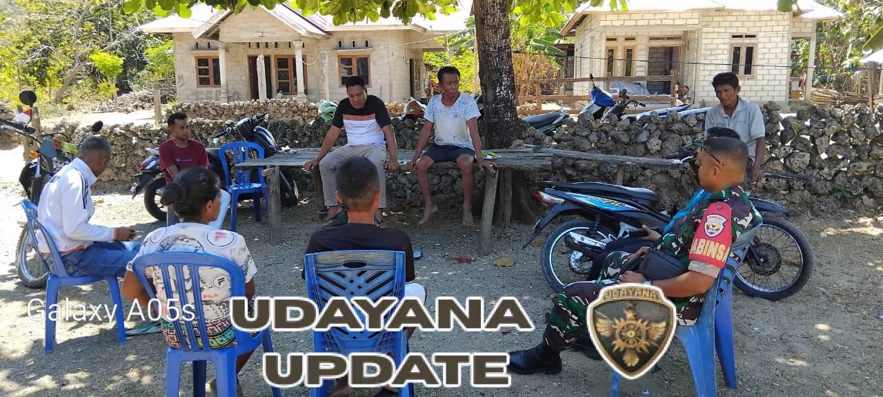 Babinsa Bersama Pemerintah Desa Bantu Mediasi Penyelesaian Masalah Warga.