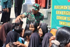 Warga Desa Kalabeso Kini Nikmati Air Bersih Berkat TMMD ke-125 Kodim 1607/Sumbawa