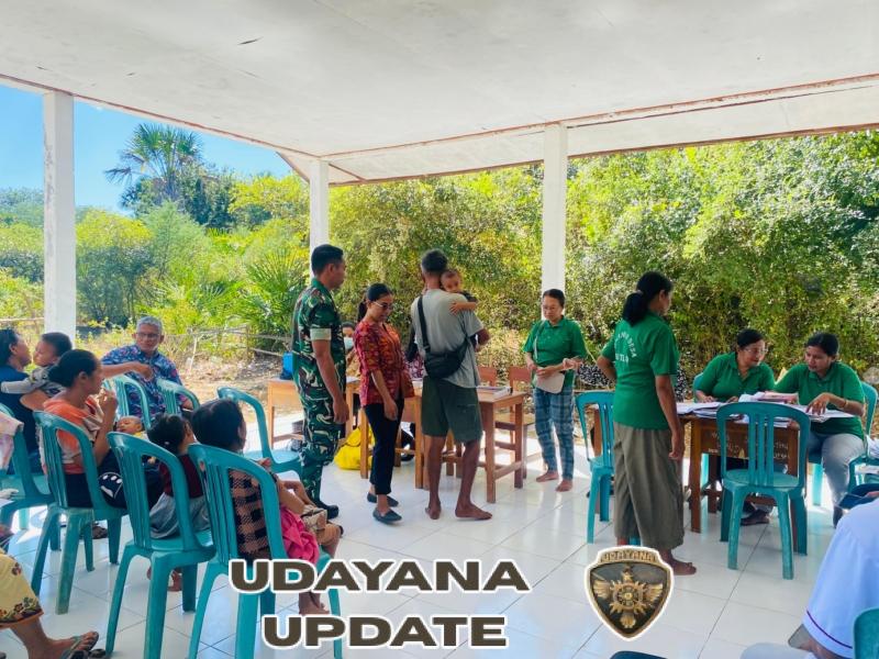 Babinsa Uitao dukung posyandu balita dan lansia sehat