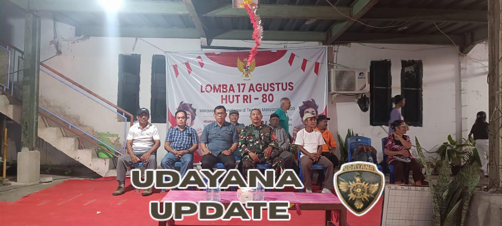 Kemeriahan HUT RI Ke-80 Terus Hidup Bersama Babinsa Oebobo